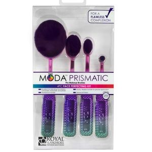 Moda Prismatic 4 piece face perfecting kit Makeup Brushes 801 802 803 804